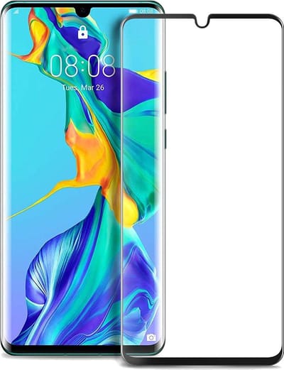 Screenprotector - Geschikt voor Huawei P30 Pro - Full Cover - Beschermglas - Gehard Glas - Tempered Glass - Screen Protector