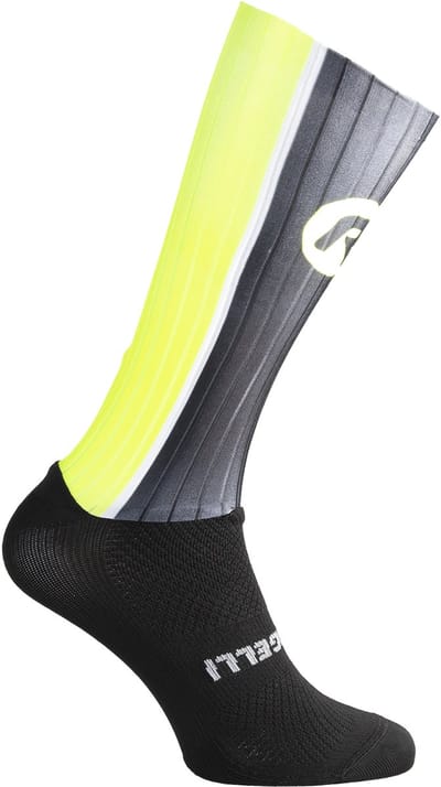 Rogelli Aero Fietssokken - Unisex - Zwart, Fluor - Maat 36/39