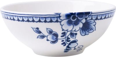 Schaal Paauw blauw - Porselein