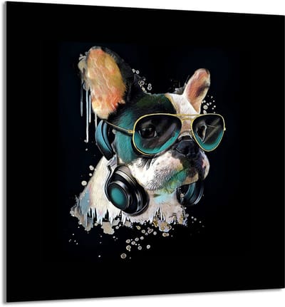 TMK ArtDeko Serie - Glasbeschermingspaneel - 60x65 cm - Hittebestendig - Antibacterieel