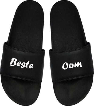 Cadeau Sint - Cadeau Kerst - Cadeau oom - Badslippers Oom - Cadeau Badslippers 46