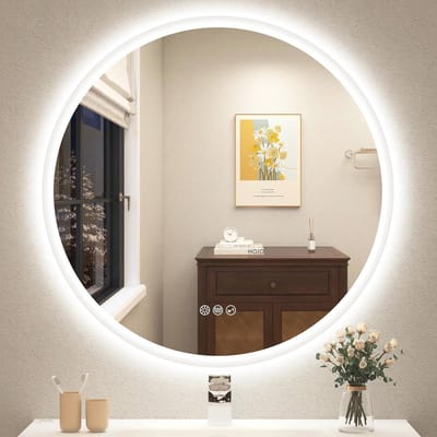 Ronde LED Badkamerspiegel met Bluetooth en Dimbare Functies
