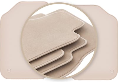 PREMIUM beige matten voor: MG F/TF coupé, cabrio 1995-2005