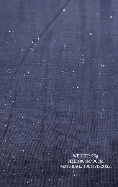 Dames Sjaal met Glitter Pailletten Lus
