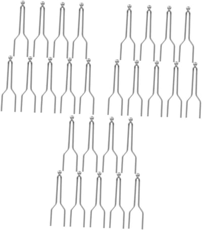 Pyrografiedraden Set - Houtbrander Punten - Creatief Houtbewerking - Hoge Impedantie - 27 Stuks 1 Mm - Zilverkleurig