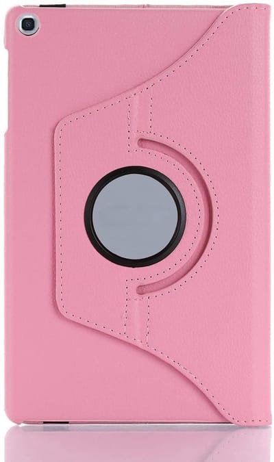 Draaibare Bookcase - Geschikt voor Samsung Galaxy Tab S6 Lite Hoes - 10.4 inch (2021, 2022) - Zacht Roze