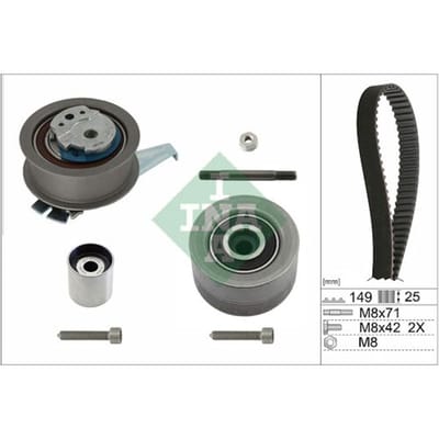 Schaeffler Ina Distributieriemset (riem + poelie) INA 530 0835 10