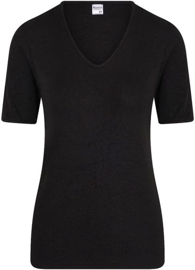 Beeren Dames Thermo Shirt korte mouw - Zwart - maat XL