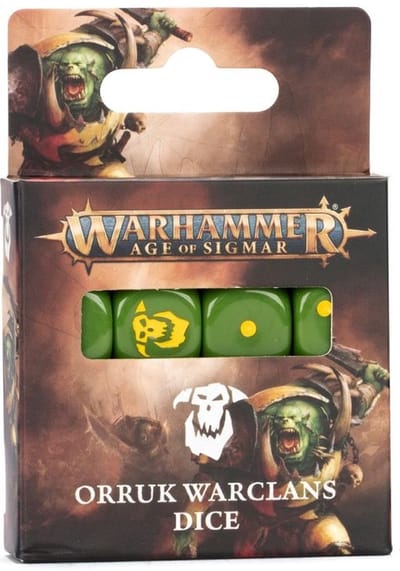 Warhammer Age of Sigmar - Orruk Warclans - Dice (89-94)