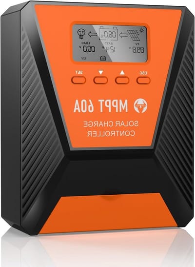 Solar Laadregelaar - Zonnepaneel Regulator - Batterij Opladen - MPPT Technologie - 40A 12V/24V - Metaal