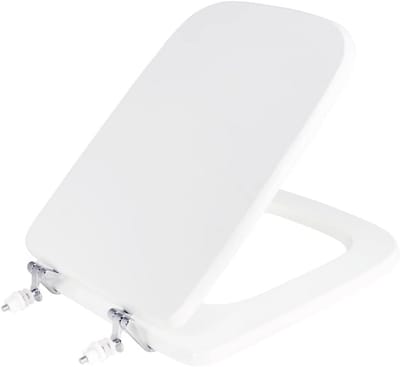 Ideale WC-bril met Hoogglans Afwerking, 34,2 x 42,6 cm, Wit