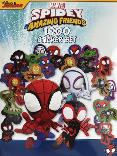 Spiderman stickerboek - 1000 Stickers! - Marvel spidey Amazing Friends stickerboek - Disney stickerboek - A4 stickerboek Stickers kinderen - Sticker - stickerboek voor meisjes - stickerboek voor jongens - Stickers
