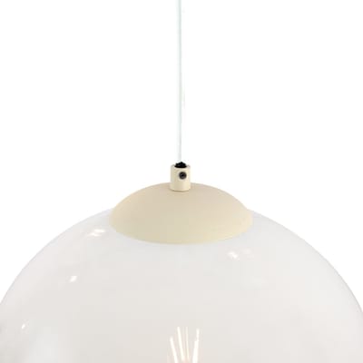 QAZQA sandra - Art Deco Hanglamp voor boven de eettafel | in eetkamer - 8 lichts - L 135 cm - Beige - Hal / Vide