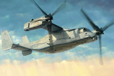 HobbyBoss Modelbouwpakket Militaire voertuigen - 81769 MV-22 Osprey Heli Plastic - 1:48 - Modelbouw