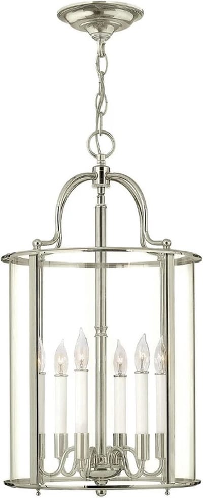 Landelijke Hanglamp - Steady Lighting - Metaal - Landelijk - E14 - L: 35.4cm - Voor Binnen - Woonkamer - Eetkamer - Zilver