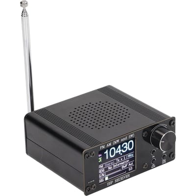 FM AM-ontvanger 150K tot 108MHz Hoge Nauwkeurigheid Draagbare Kortegolfontvanger met Batterij