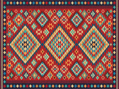Vinyl | Vloerkleed vinyl | Hippie | 170x240 cm