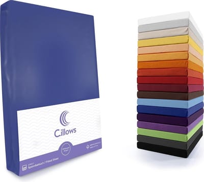 Cillows Excellent Hoeslaken - Hoeslaken 90x200 t/m 120x220 cm - Donker Blauw
