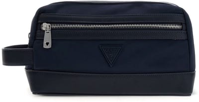 GUESS accessoiretas Berlin Small Necessaire Blue Night donkerblauw