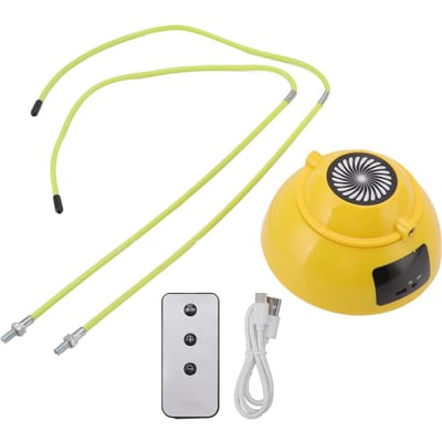 Corde à sauter électrique 10 vitesses Chargement USB Comptage automatique Machine à sauter à la corde pour enfants jaune