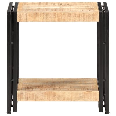 vidaXL - Bijzettafel - 40x30x40 - cm - ruw - mangohout