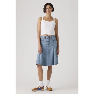 Levi's Godet Knee Length Lightweight Skirt Taglia: W25 | Minigonne Outlet | Donna