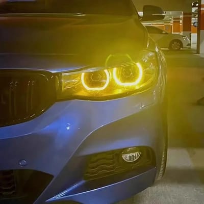 XEOD CSL LED DRL angel eyes modules Geel geschikt voor BMW 3 Serie F34 GT - LED GT koplampen - 4 stuks - Complete set