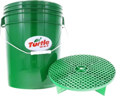 Turtle Wax Emmer & SmartGuard – Extra grote emmer – 19 Liter – Inclusief Smart Guard - Verwijdert vuil uit de schoonmaakdoek - Vuil blijft op de bodem van de emmer