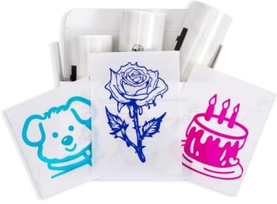 Kleur Sticky Papier voor Mini Printer - Transparant Stickerpapier Vulling 50 mm x 3,5 m