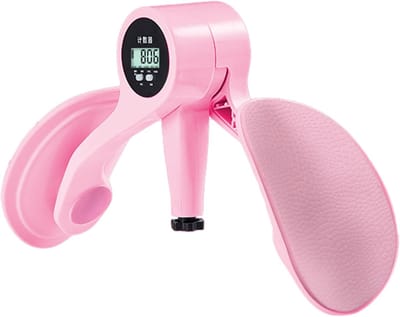 Binnenbeen Trainer - Heupabductor Apparaat - Spierversteviging Thuis - Instelbare Weerstand - 7-14 kg - Roze