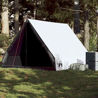 vidaXL - Tent - A-frame - 2-persoons - waterdicht - verduisterend - stof - wit