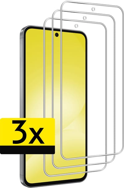 Screenprotector - Geschikt voor Samsung Galaxy A56 - 3 Stuks - Extra Sterk - Beschermglas - Gehard Glas - Tempered Glass - Screen Protector