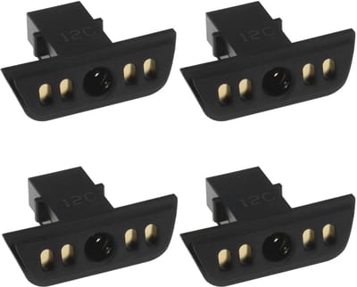 Dailygoody - Hoofdtelefoonaansluiting - Vervangende Jack Poort - Zwart - Hoofdtelefoon Plug - Compatibel voor PS5 - 4 Stuks