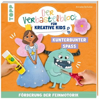 Boek "Der Verbastelblock für kreative Kids. Kunterbunter Spaß"