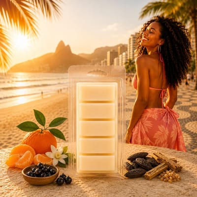 Waxmelts Janeiro Bom 40 - Snapbar - 55 gram - Geinspireerd - Sojawas - Handmade - Dierproefvrij - Vegan - Huisparfum - Voor in geurbrander - Waxbrander - Geur in huis - Geurkaars - Parfum