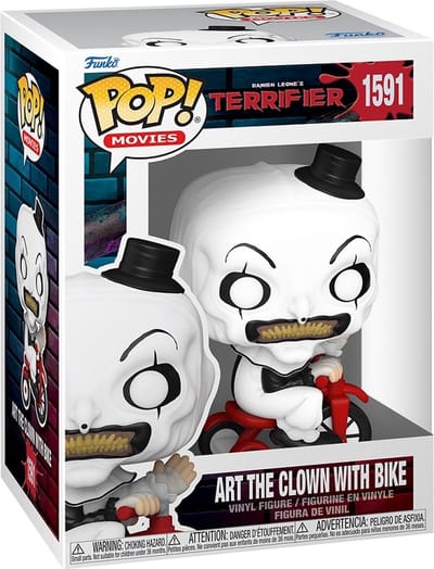 Pop Movies: Terrifier - Art the Clown with Bike Funko Pop #1591