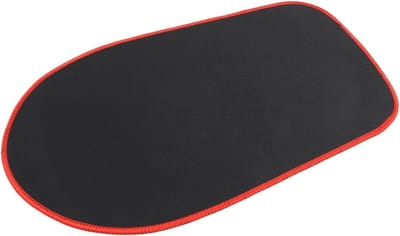 Glijmat Keukenmachine - Onderlegger Apparaat - Apparaat Verplaatsen - Robuust Genaaid - 38x22cm - Zwart Rood