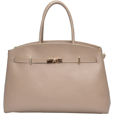 Anna Luchini Beige Rundleer Tas