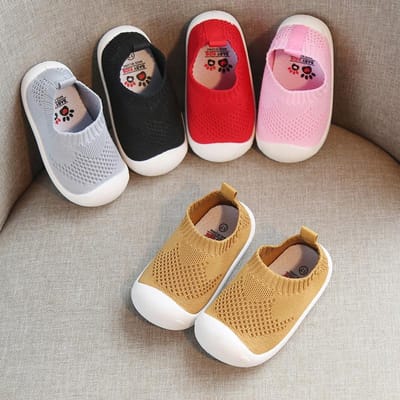 Kinderschoenen 2022 lente en herfst nieuwe babyschoentjes baby zachte zool jongens en meisjes 16 black