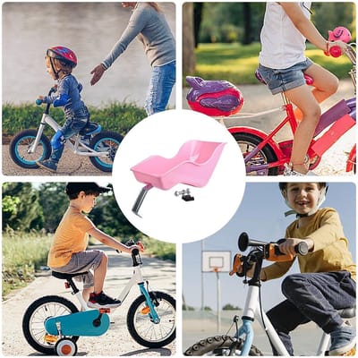 Poppenzitje Fiets - Poppenstoel Accessoire - Kinderen Laten Spelen - Met Clip-riem - 32 x 16 x 18 cm - Meerkleurig