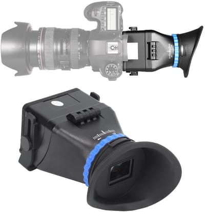 Dailygoods- Camerazoeker 3x Versterkingsfactor - LCD-zoeker - Camera Zoeker-extender - 1/4 Inch Bevestiging - Compatibel met 3 Inch/3,2 Inch Camera - Lichtgewicht 382g