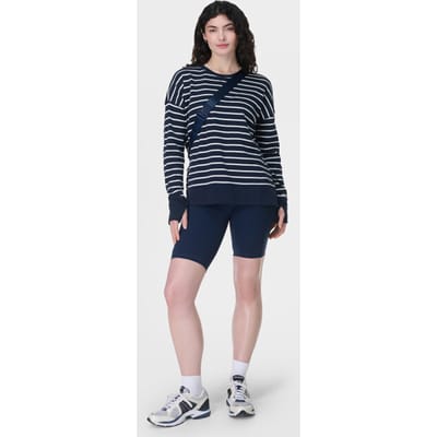 Sweaty Betty Sweaty Betty After Class Longline Sweatshirt BLAUW - Maat XS