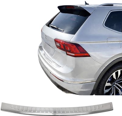 Bumperbeschermer Chroom – Geschikt voor VW Tiguan 2016–2025 – Bescherming Achterbumper