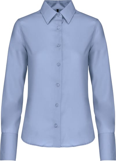 Kariban Dames non-iron blouse lange mouwen K538 - Bright Sky - 3XL