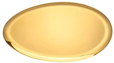 Gouden Roestvrij Stalen Lade - Multifunctionele Eivormige Opbergoplossing voor Cosmetica en Decoratie - 32 cm