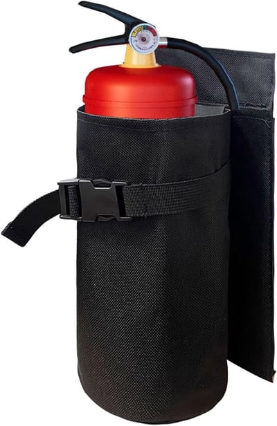 Veiligheidshouder Brandblusser - Opbergtas Auto - Veilig Transport - Quick Release - 15x13x29 cm - Multicolor
