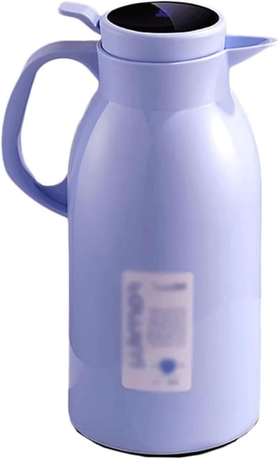 Thermische Koffiekaraf - Thermoskan Dispenser - Dranken Warm Houden - Slimme Temperatuur Display - 1 Liter - Wit