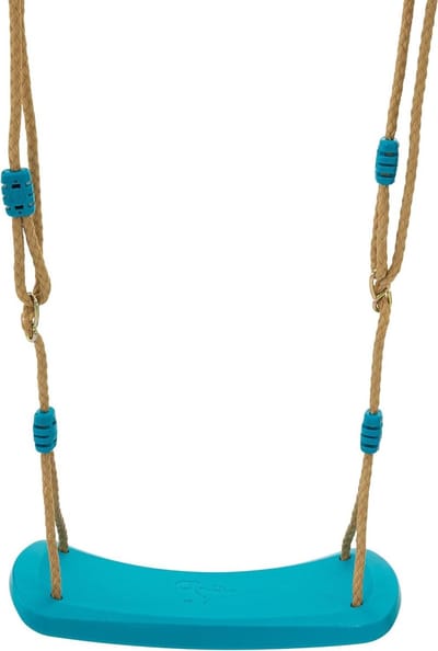 Klassieke Blauwe Schommel - Buitenschommel Schommelzitje - Buiten Spelen - Rotbestendige Touwen - 190-250 cm - Blauw