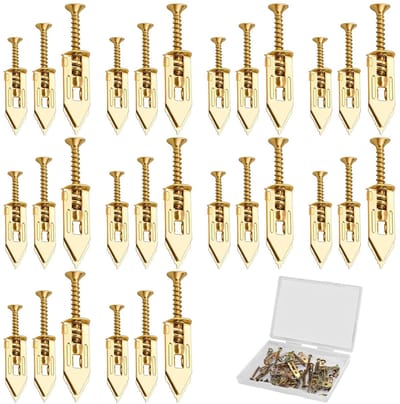 Zelfborende Ankerset - Pluggen zonder boren - Wandmontage - 3 Maten Inclusief - 30 x 8 mm - Verzinkt