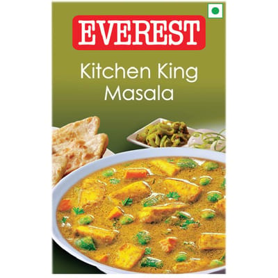 Everest Kitchen King Masala – Authentieke Indiase Gemengde Specerijenmix voor Curries & Sauzen 100g x 4